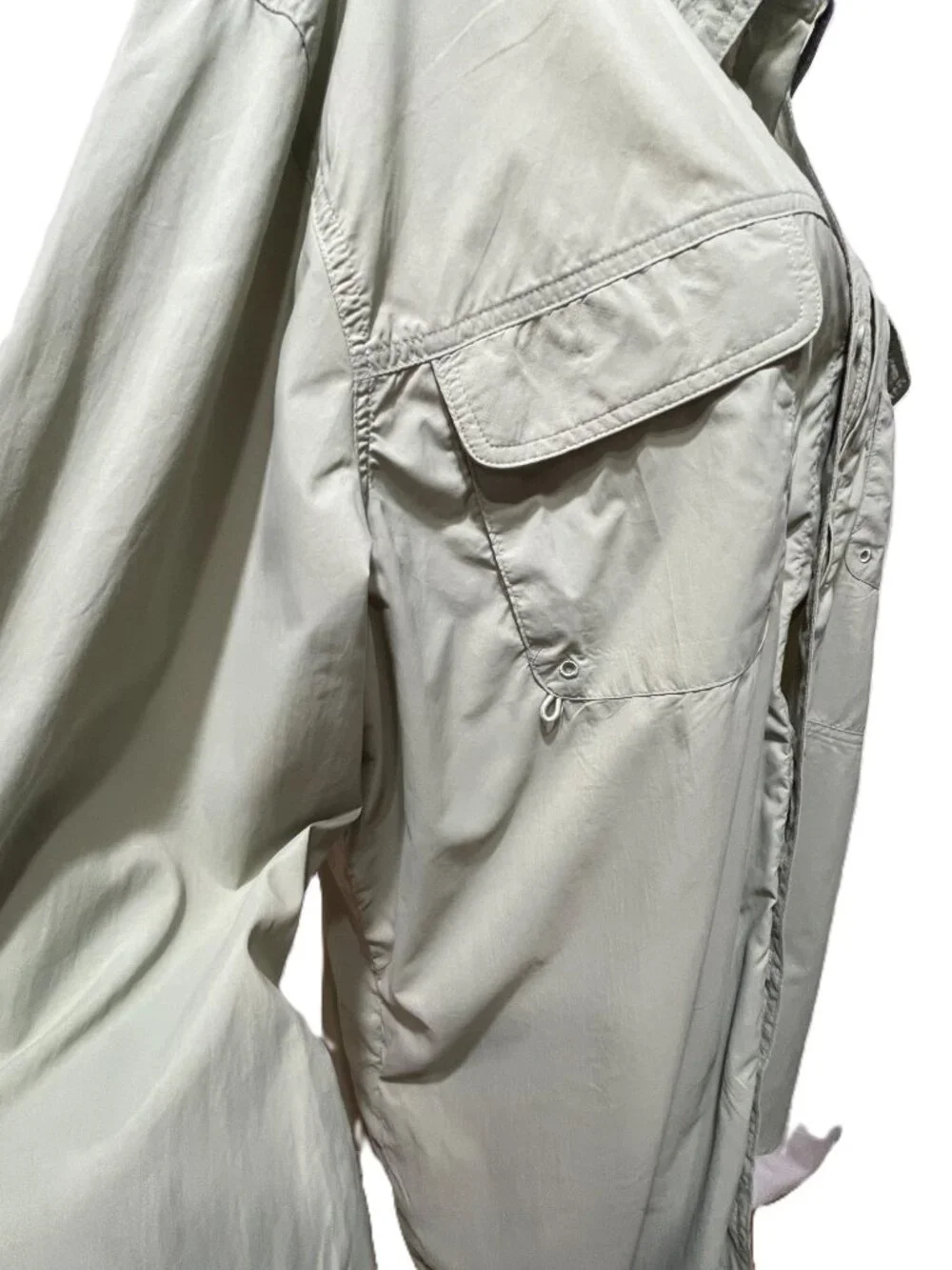 OutdoorLIfe Mens Expedition Shirt, Popular Sea Grass Color, Long Sleeve
